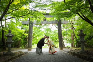 関東から来られた新郎さん新婦さん