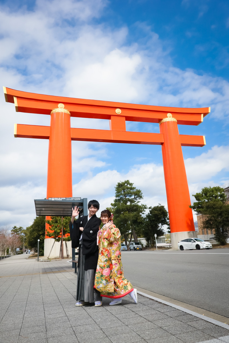 でっかい鳥居！
