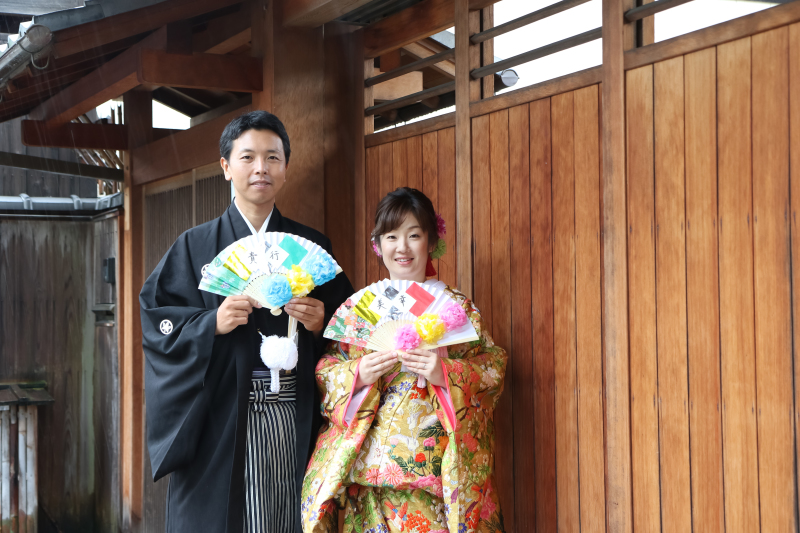 家族に見守られて