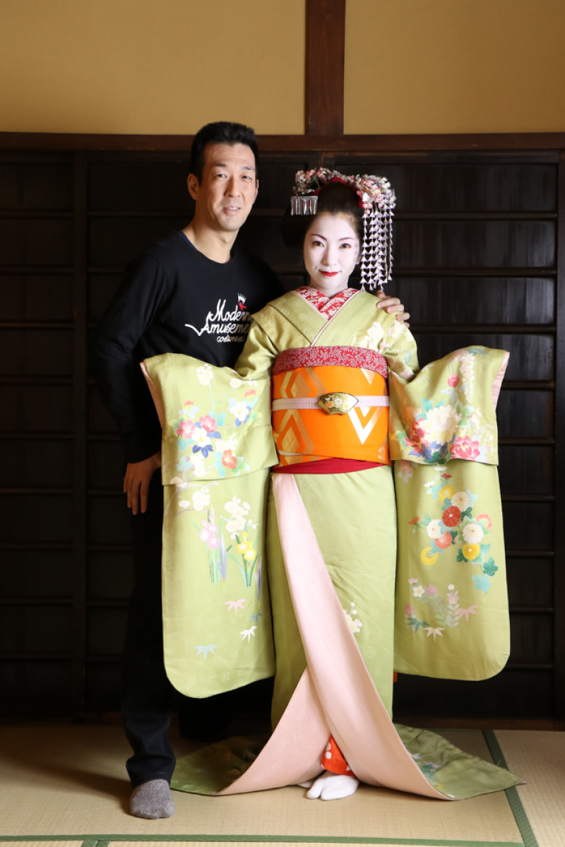 そして、舞妓さんに変身!
