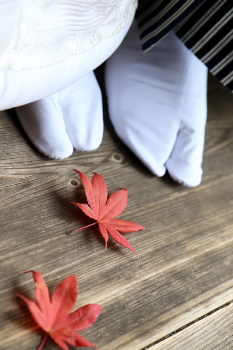 紅葉を使ったアレンジ②