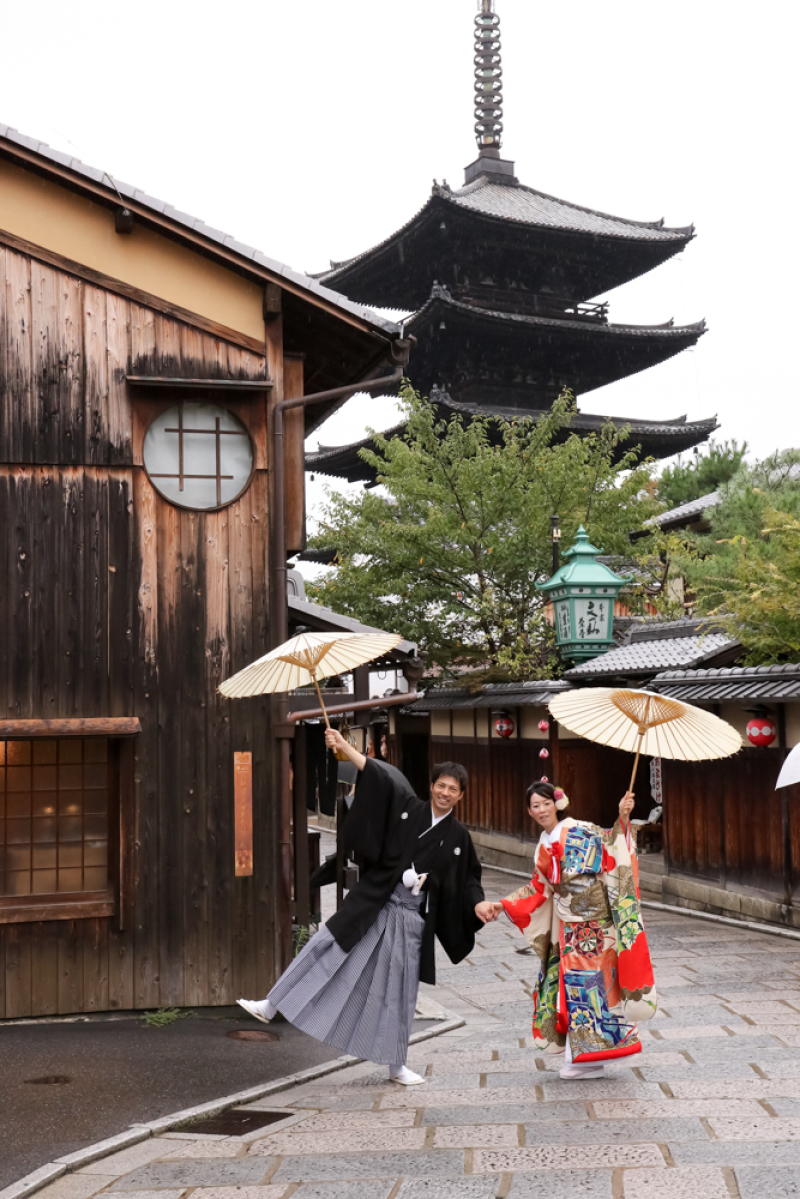 雨でも楽しいロケーション撮影