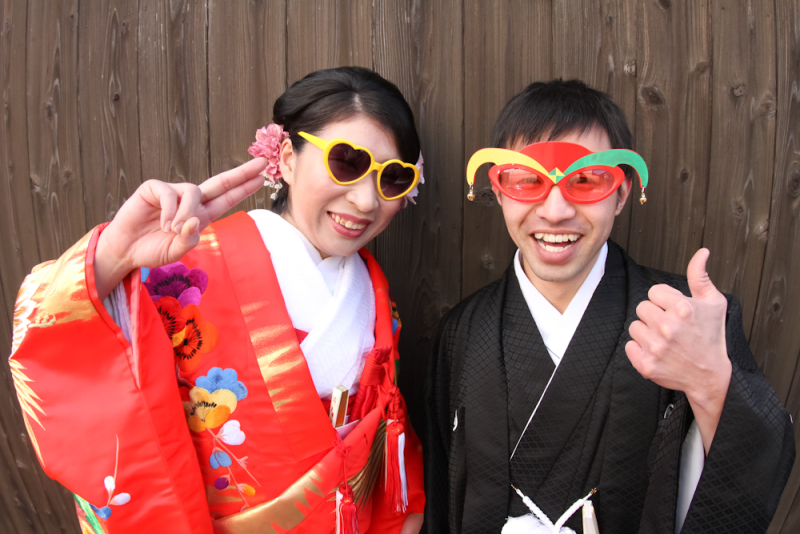 おもしろサングラスで（笑）