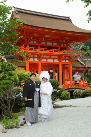 上賀茂神社で結婚式