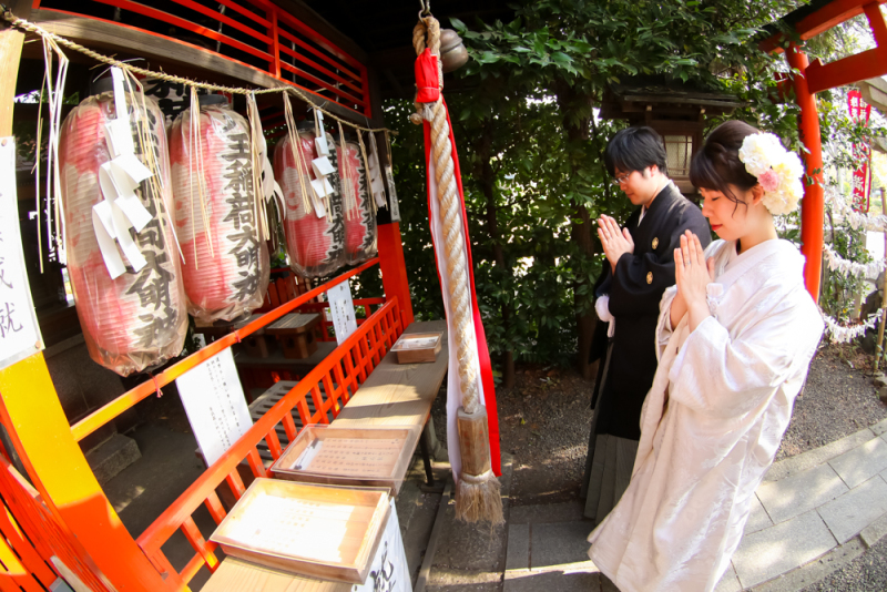 お参りショット