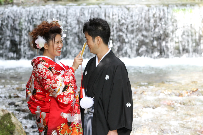 見守られる前撮り