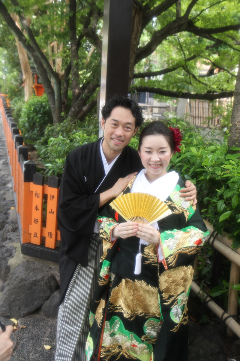 黒の打掛も素敵です