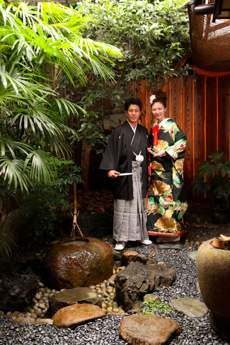 素敵な坪庭や縁側