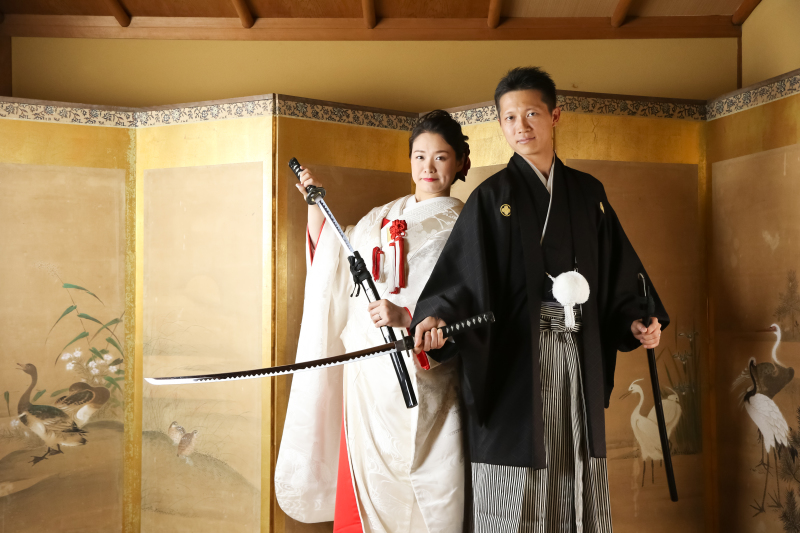 金屏風もあります。