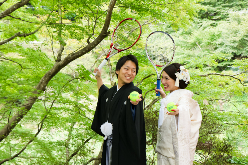 テニス好きのお二人