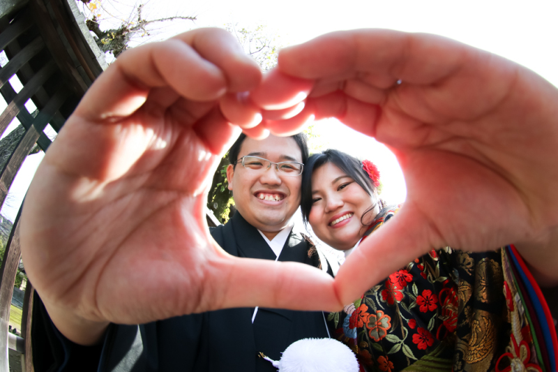 ハート in お二人