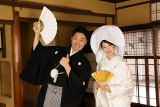 町家での素敵なお二人