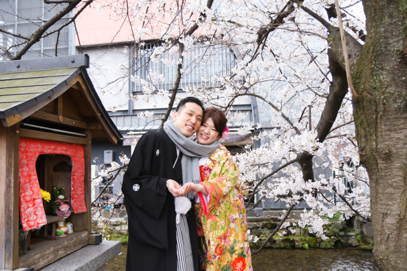 一つのマフラーで