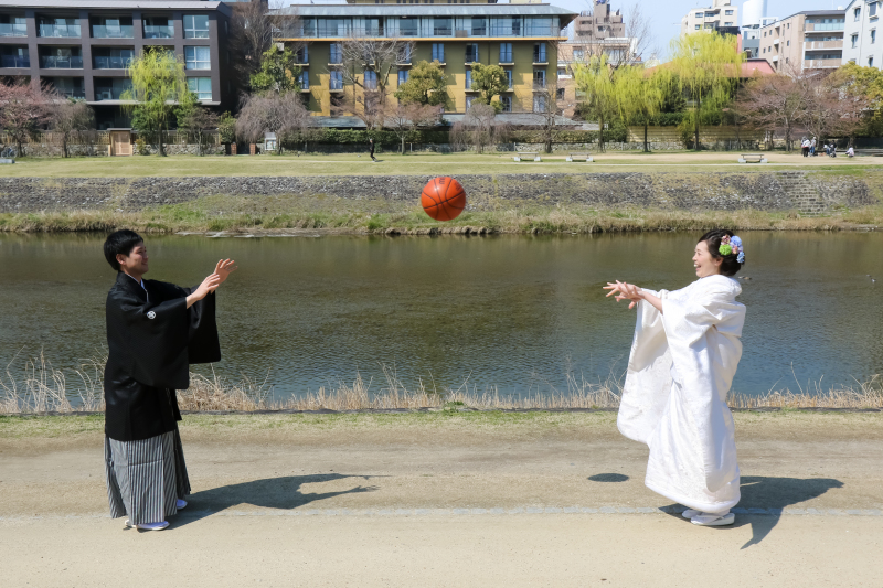 思い出の地で！