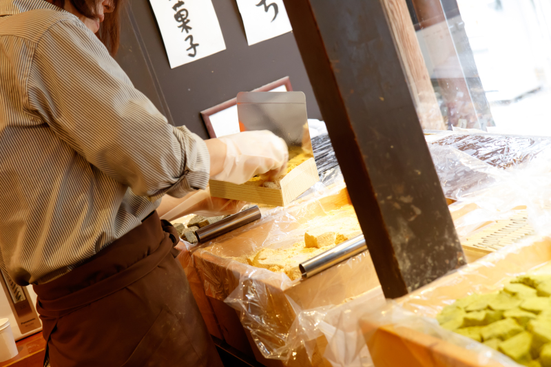 目の前でパッキング〜