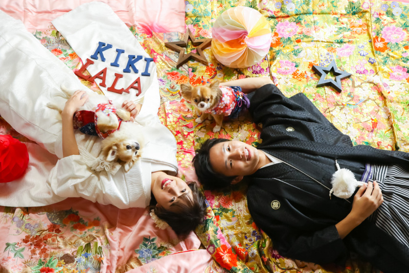 スマイルハンター 京都店_ペットと一緒に撮影できる