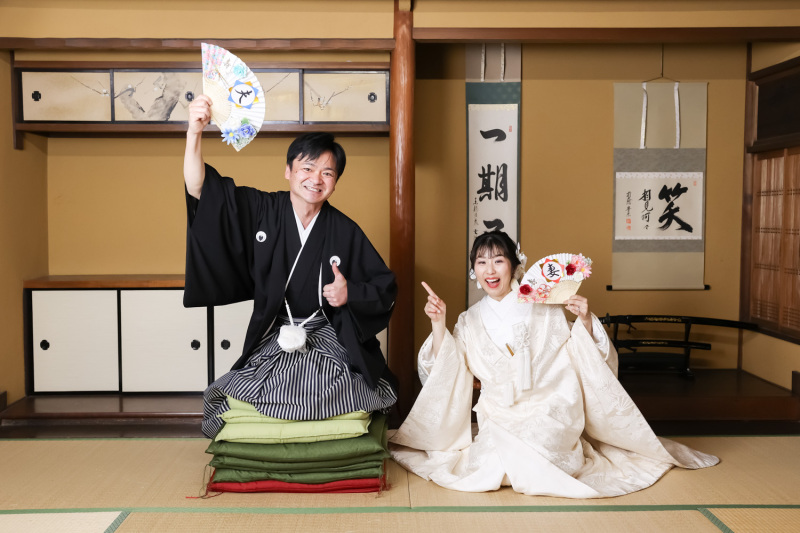 雨でも安心、スケジュール通り撮影OK♪
