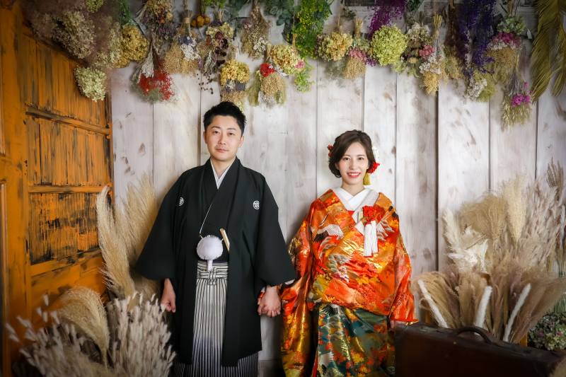 洛笑庵｜ドライフラワーの間（ま）