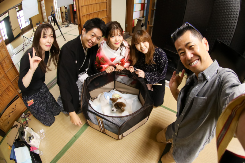 スマイルハンター 京都店_ペットと一緒に撮影できる