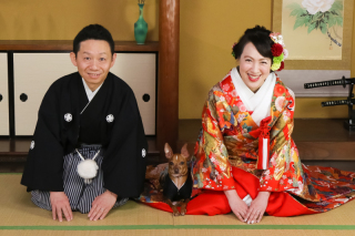 ペットとの撮影