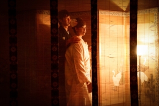 京町家での撮影　御簾（みす／すだれ）の貸し出し無料