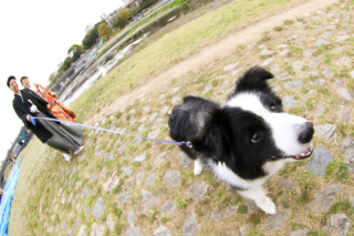 スマイルハンター 京都店_ペットちゃんと一緒