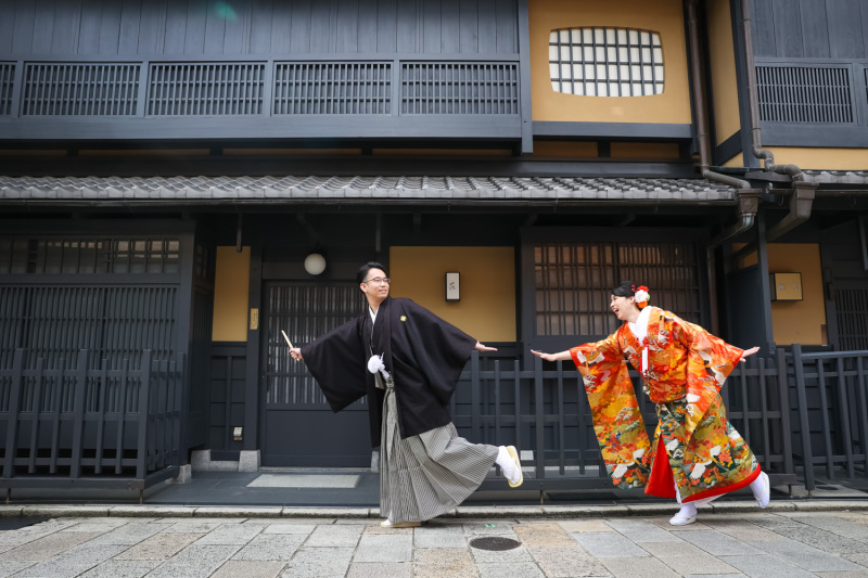 【午前中に撮影！＆ 衣裳アップ料金なし！】祇園巽橋の半日プラン！！納品データ300枚以上！写真・体験重視派は必見！