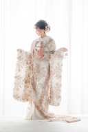 SerinaBridal レース打掛 Beige刺繍