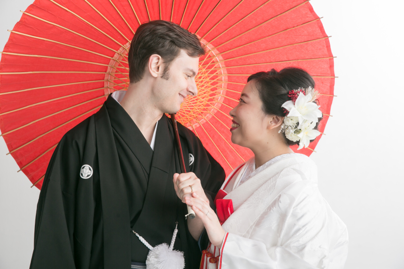 スタジオフォトウェディング+偕楽園ロケ