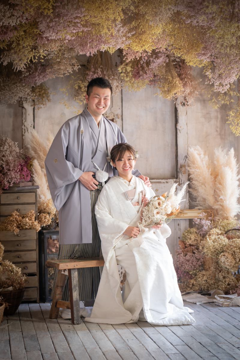 白無垢&times;アンティークセット