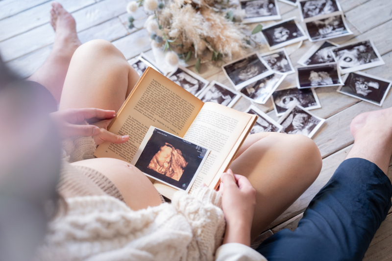 上からお腹ショット