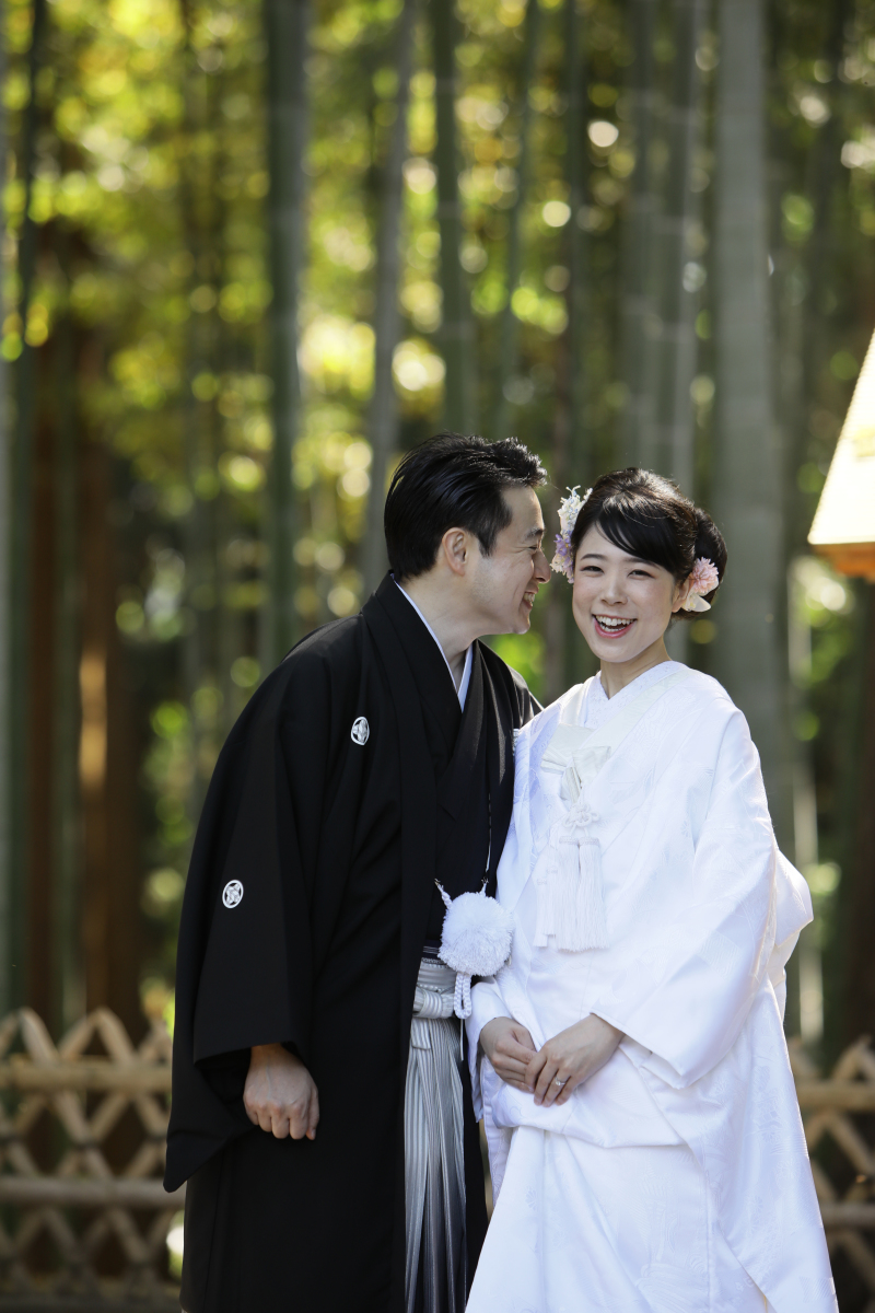 自然にリラックスしたお二人