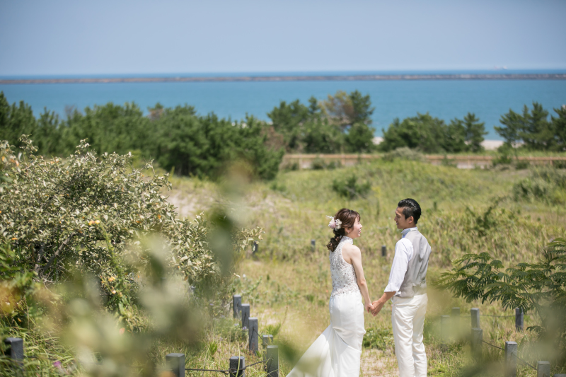 青い空と青い海！