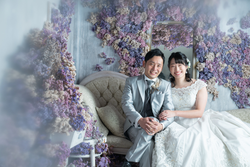 にっこり笑顔で