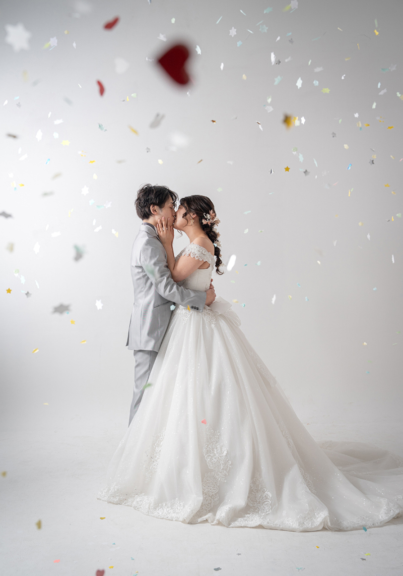 wedding kiss♡♡♡