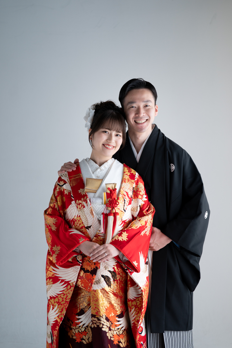 色打掛×黒紋付