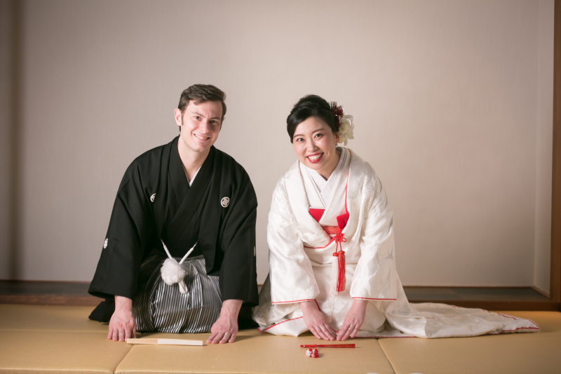 和室のシーンで