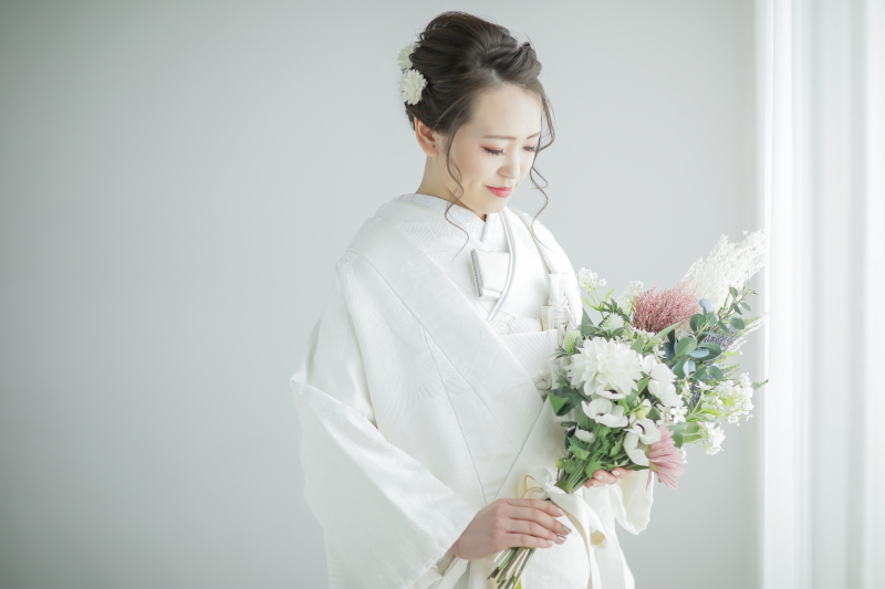 お持ち込みのブーケ