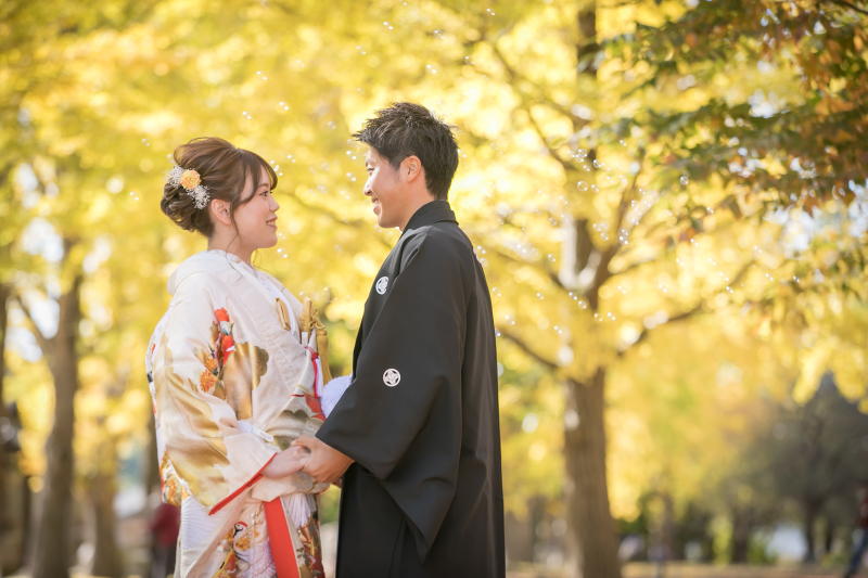 シャボン玉と一緒に