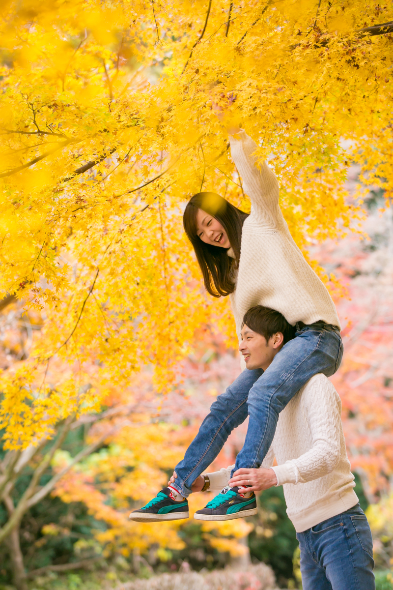 場所を変えて、紅葉が映える！（桜も素敵ですよ）