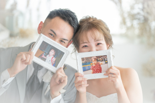 幼い頃のお二人と一緒に