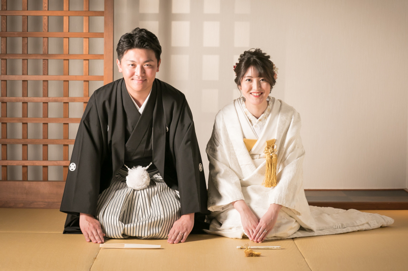 和室でご挨拶