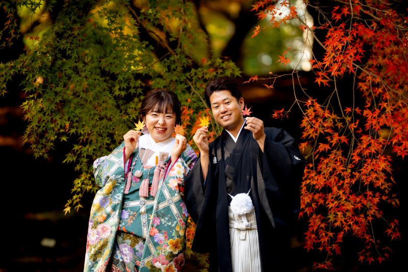 もみじロケとスタジオ撮影♪