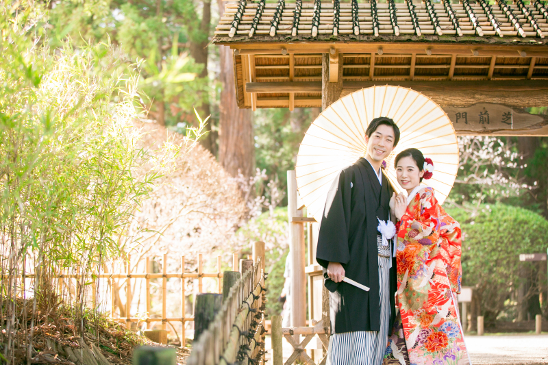 自然や和の建造物もあるよ