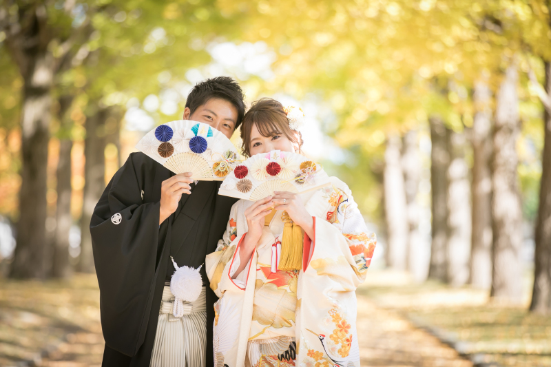 お扇子と一緒に