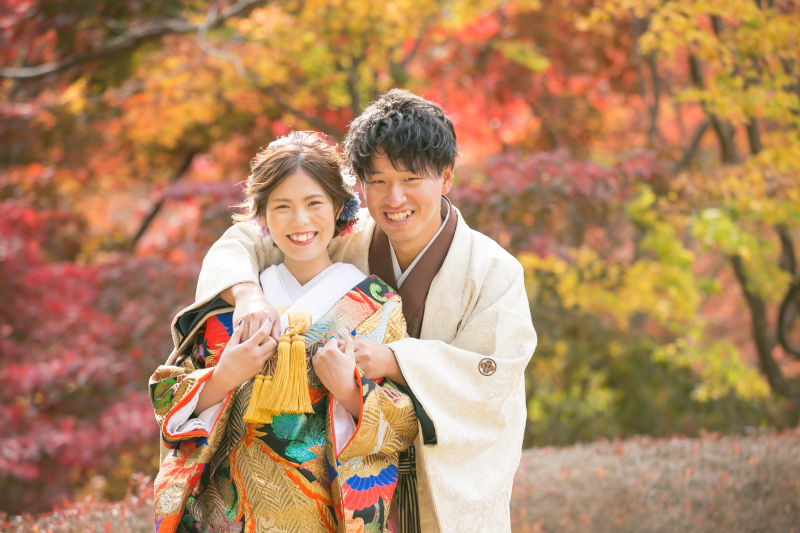 2着目は和装もみじロケ！