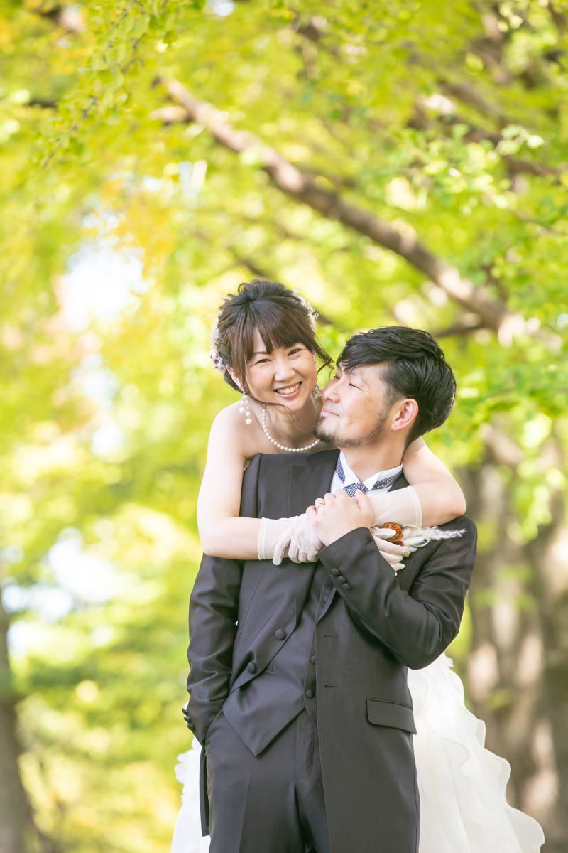 ご新婦様の笑顔