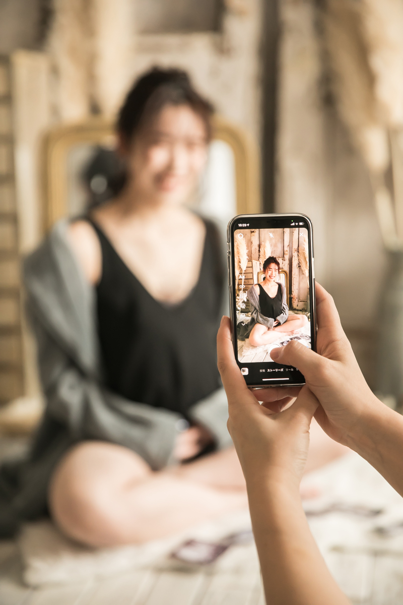 スマホでパシャ