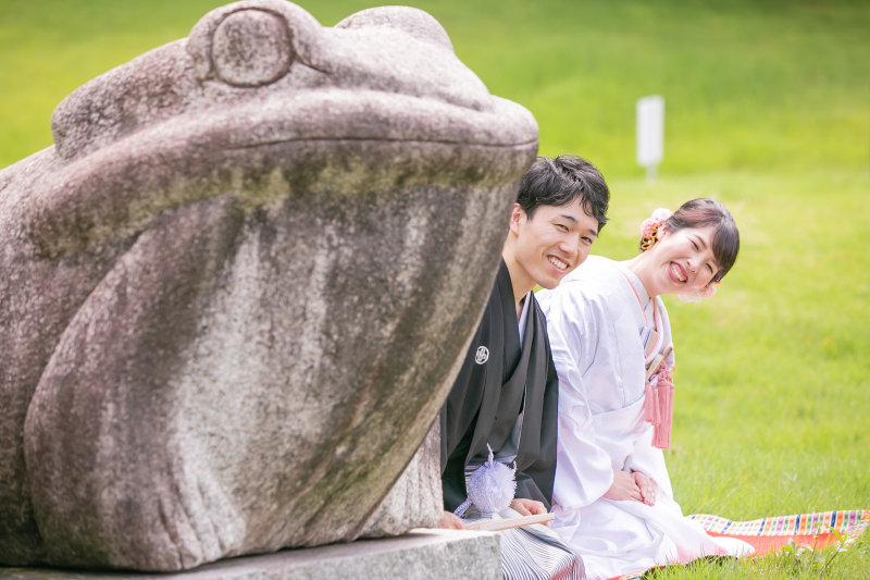 カエルからピョコ！