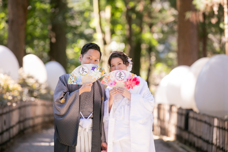 扇子の先で&hellip;♡